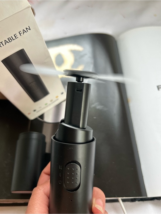 Other - Compact Portable mini Handheld Fan in Matte Black